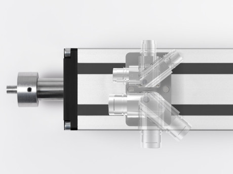 Green Drive Tubularmotor mit drehbaren Winkelflanschdosen
